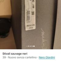 Stivali donna Nero Giardini