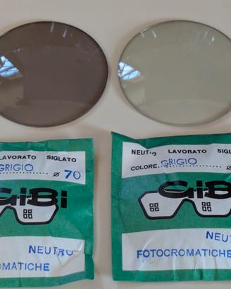 Lenti da occhiali vintage fotocromatiche 