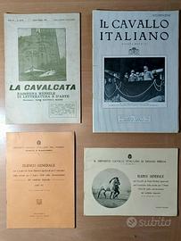 7 riviste equitazione dal 1924 al 1943