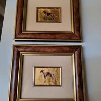 Quadri su foglia oro