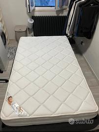 Letto contenitore e materasso 120x195