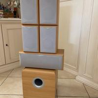 Sistema Audio Jamo 5.1 con subwoofer -Ottime Cond.