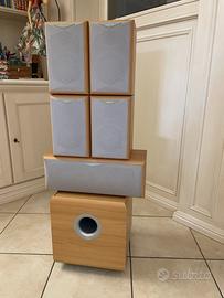 Sistema Audio Jamo 5.1 con subwoofer -Ottime Cond.