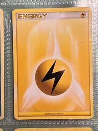 Pokémon carte energia lampo 2007