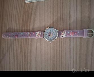 orologio bimba con lancette 