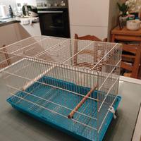 gabbia per  uccelli lung.55 larghezza 27 h=40