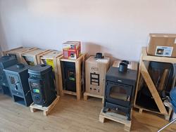 STUFA LEGNA ECONOMICA 12KW KIR FIERA ESPOSIZIONE