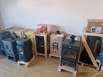 STUFA LEGNA ECONOMICA 12KW KIR FIERA ESPOSIZIONE