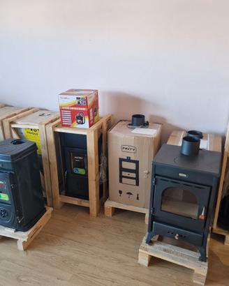 STUFA LEGNA ECONOMICA 12KW KIR FIERA ESPOSIZIONE