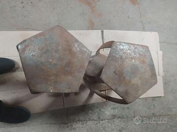 Coppia di rulli tagliaerba e ruote