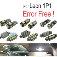 KIT 13 LAMPADE LED INTERNE PER SEAT LEON MK2 1 P 1
