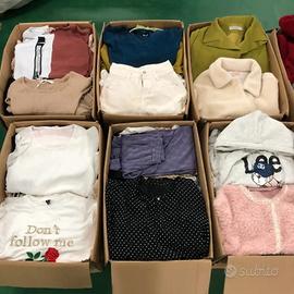 Lotto di vestiti misti da circa 60 kg