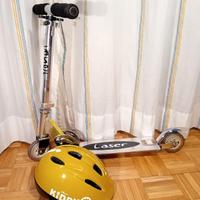 Monopattino Bimbo 3/6 Anni Mod. Laser +Caschetto B