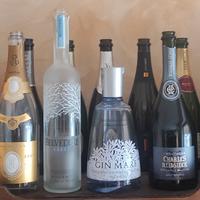 Collezione Champagne e alcolici Vuote