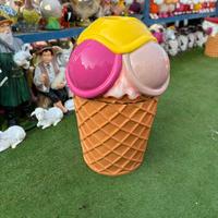 Statua Cestino Gelato Vetroresina