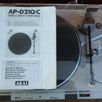 Giradischi Akai DD