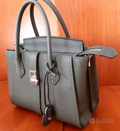 borsa Trussardi Jeans verde militare