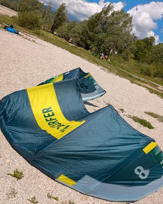 vela kitesurf flysurfer era 8