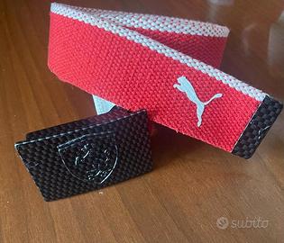 Cintura Puma Ferrari Rossa - Regolabile - 117 cm