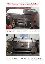 Attrezzature enologiche