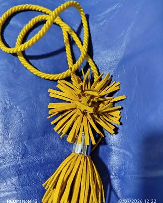 Collana in pelle