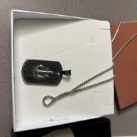 Collana in acciaio ciondolo ancora J-MAX Jewel