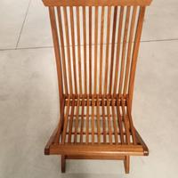 Sedie in legno di teak