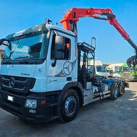 MERCEDES ACTROS 2544 GRU POLIPO E SCARRABILE-2012