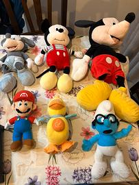 Peluche topolino puffi supernario chicco