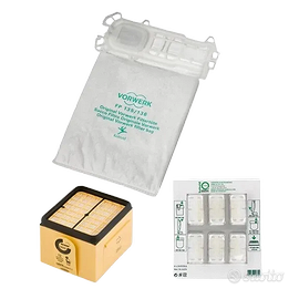 Set Sacchetti Super Filtrello Folletto  VK135/136