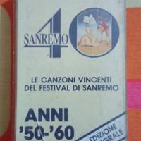 Sanremo 40 - Musicassetta Anni '50-'60