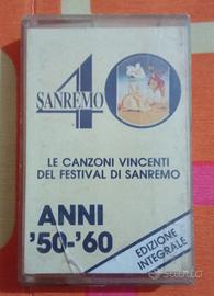 Sanremo 40 - Musicassetta Anni '50-'60