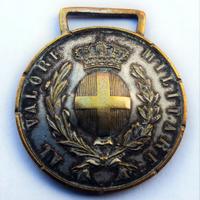 Medaglia epoca fascista AL VALORE MILITARE "ORO"