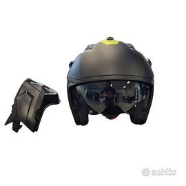 CASCO MOTO SCOOTER JET CON MENTONIERA STACCABILE
