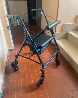 Deambulatore rolletor e sedia da trasporto