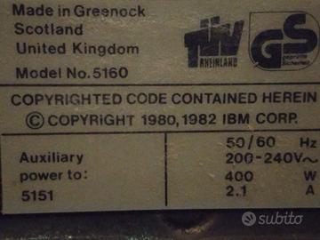 IBM 1980 5160