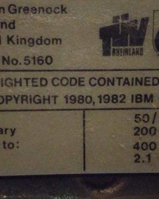 IBM 1980 5160
