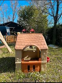 Casetta coumtry house, gioco per bimbi in giardino