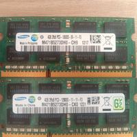 Samsung RAM 4 GB (SO‑DIMM DDR3) x2