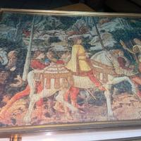 Quadro puzzle vintage medievale