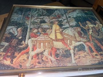 Quadro puzzle vintage medievale