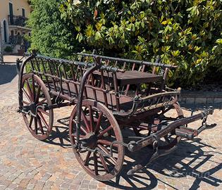 Carrozza per cavalli modello carro da Montagna