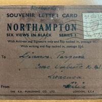Francobollo Lettera con cartoline -NORTHAMPTON