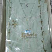 Camicia da notte Roberta verde acqua