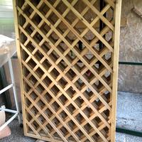 4 Traliccio legno autoclavato 120 x 180 nuovi
