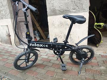Bici pieghevole elettrica della nilox