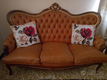 divano pelle 3 posti 