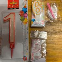 Candele pen compleanni