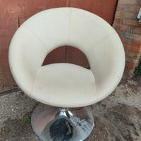 poltrona design bianca 