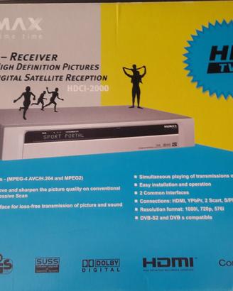 HUMAX HDCI 2000, ricevitore SAT HDTV NUOVO